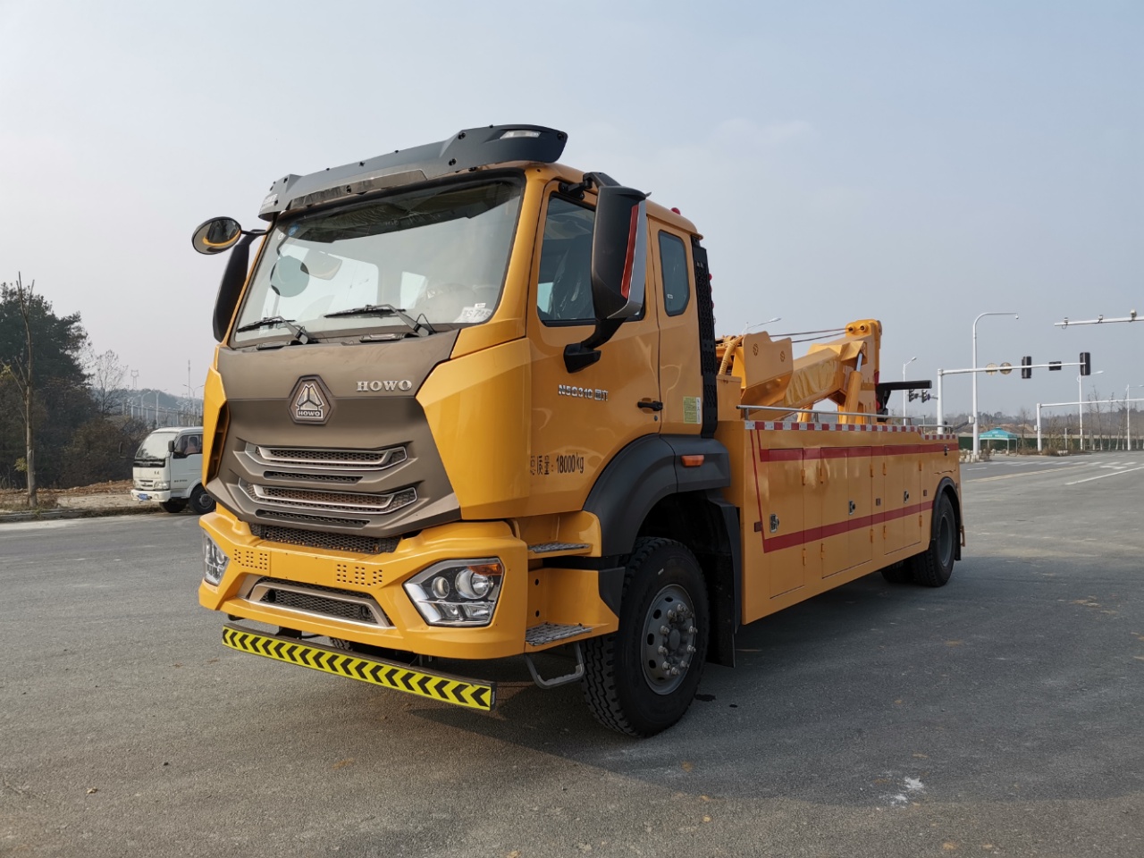 重汽豪沃單橋16噸拖吊聯(lián)體清障車(chē)